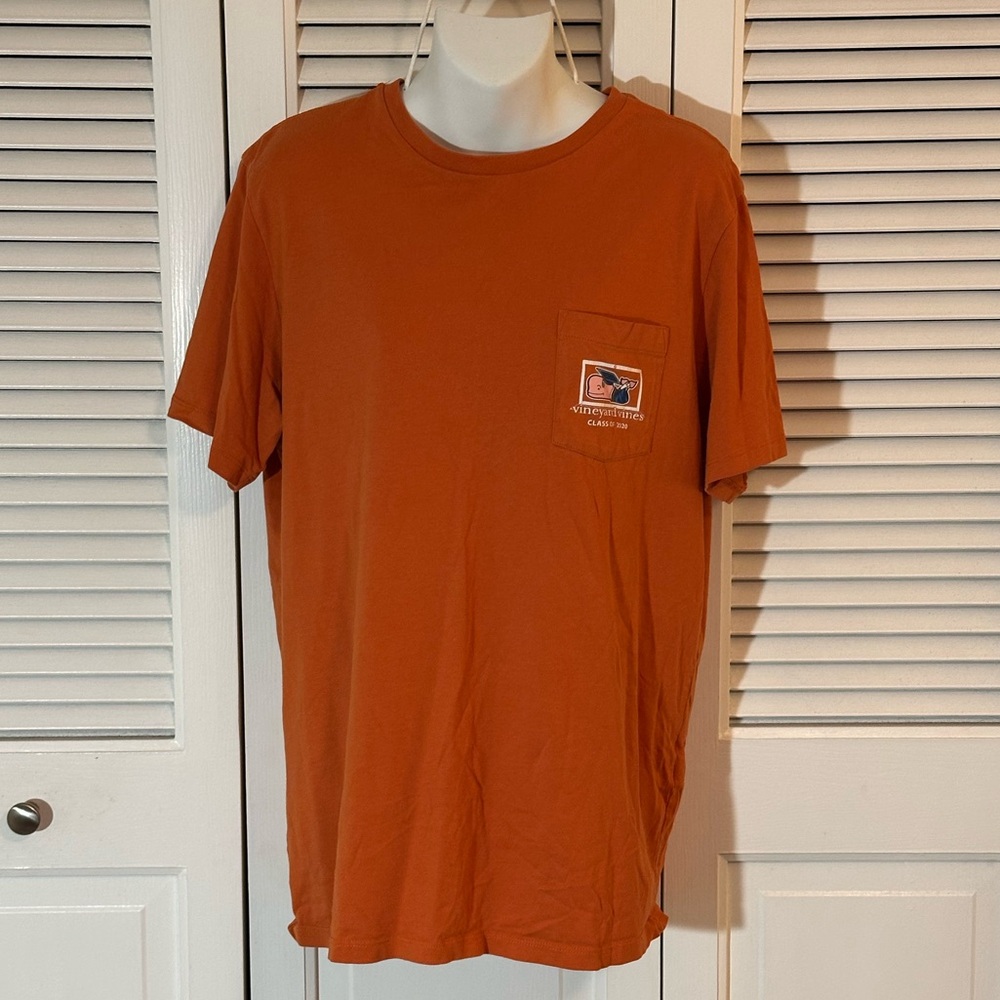 Vineyard Vines Men's Rust Short Sleeve Tee